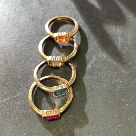 Goldtone Stack Rings - Picture 5 of 5